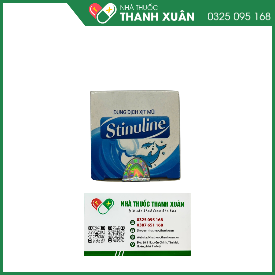 Dung dịch xịt mũi Stinuline ngừa cảm cúm